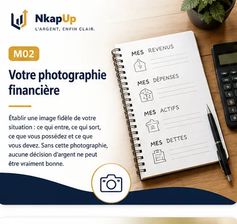 Carte NkapUp du module M02 : Faire le point sur ses finances