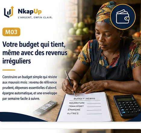 Carte NkapUp du module M03 : Construire un budget qui tient vraiment