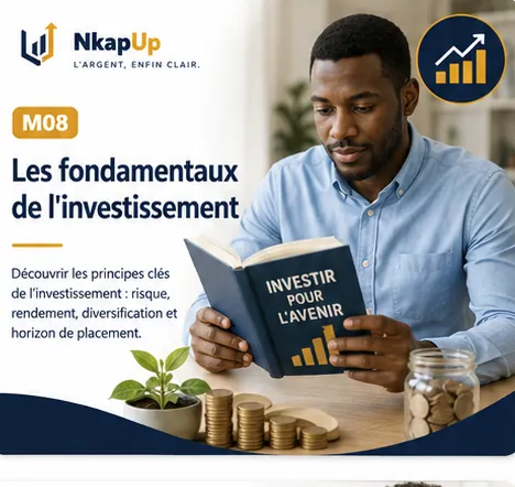 Carte NkapUp du module M08 : Comprendre l'investissement avant de se lancer