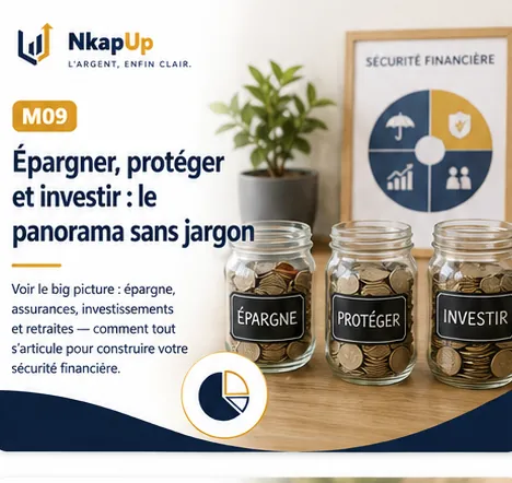 Carte NkapUp du module M09 : Comparer les façons d'épargner et d'investir