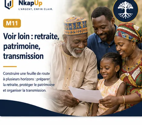 Carte NkapUp du module M11 : Préparer sa retraite et protéger son patrimoine