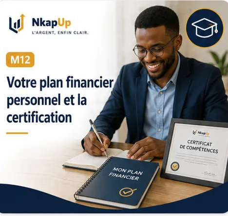 Carte NkapUp du module M12 : Construire son plan financier personnel