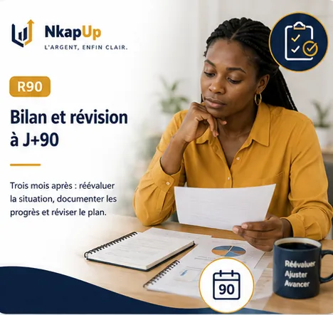 Carte NkapUp du module R90 : Faire le bilan après 90 jours