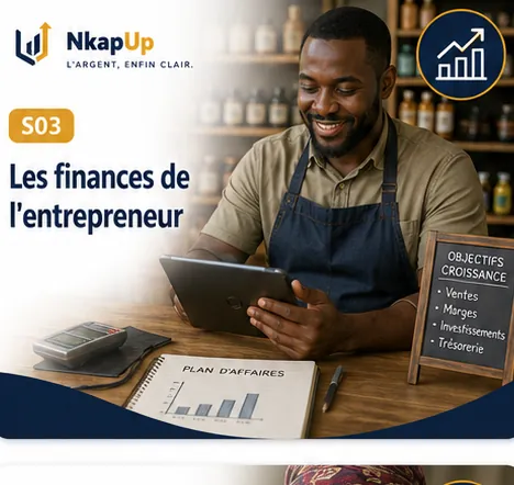 Carte NkapUp du module S03 : Piloter l'argent de son activité