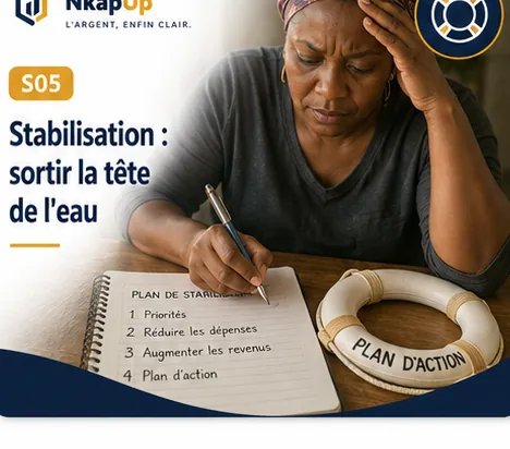 Carte NkapUp du module S05 : Stabiliser une situation financière difficile