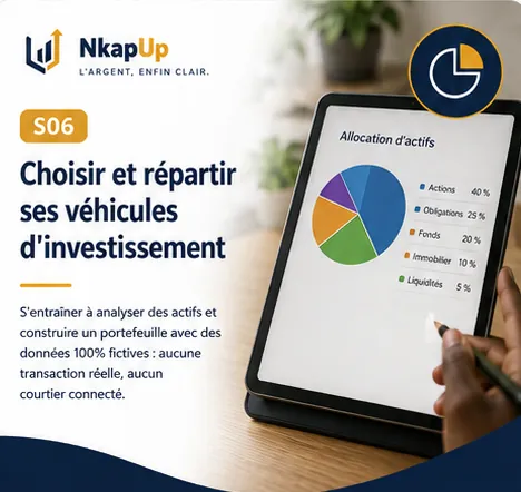 Carte NkapUp du module S06 : S'entraîner à construire une stratégie d'investissement