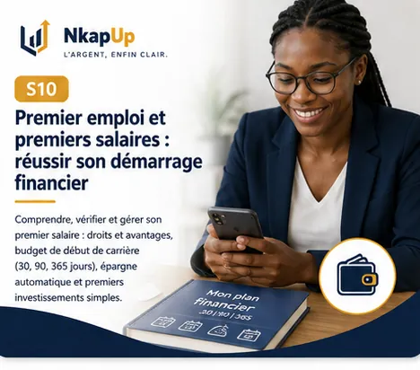 Carte NkapUp du module S10 : Bien gérer ses premiers salaires